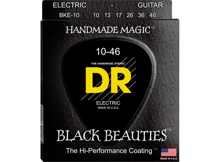 DR Strings BKE10 Black Beauties (010-046) Medium